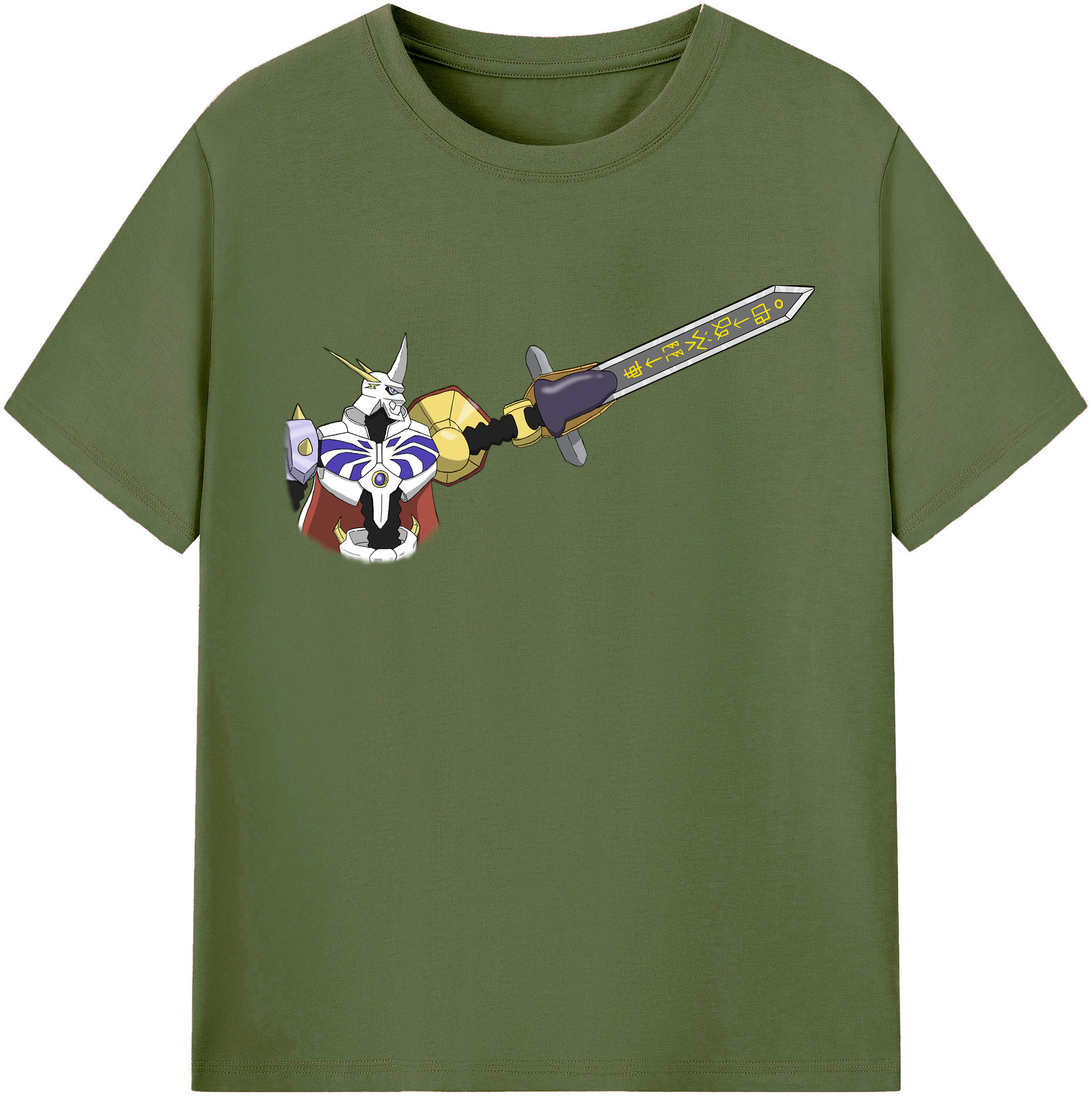 （画像用） Digimon デジタルモンスター/デジモン 綿100％半袖Tシャツ（フロントプリント）